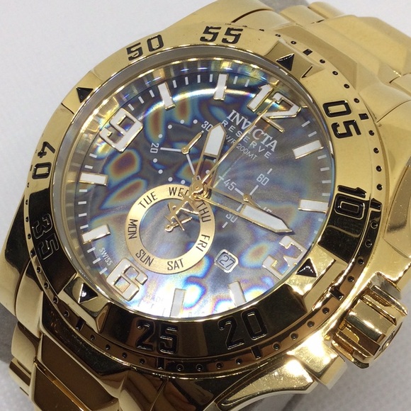 Invicta Reserve Excursion Gold Watch - Picture 2 of 6